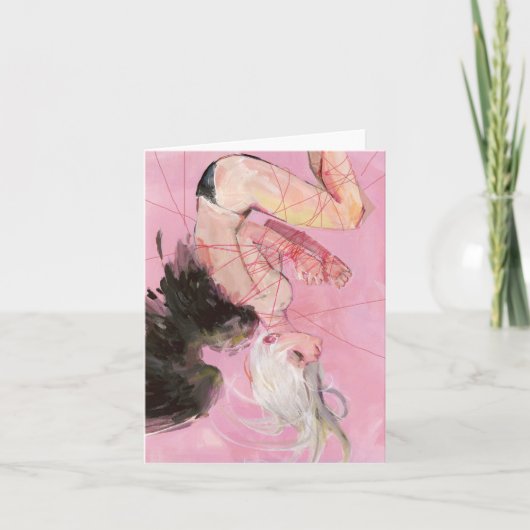 Die gefallene Anmerkungs-Karte Karte (Vorderseite)