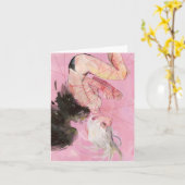 Die gefallene Anmerkungs-Karte Karte (Gelbe Blume)