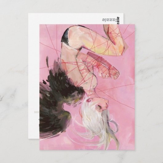 Die gefallene Postkarte (Vorne/Hinten)