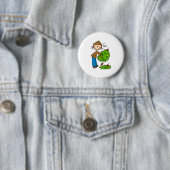 Die gefallenen Blätter des Herbstbeutels Button (Beispiel)