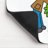 Die gefallenen Blätter des Herbstbeutels Mousepad (Ecke)