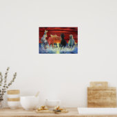 Die gefallenen Horsamen der Apokalypse Poster (Küche)