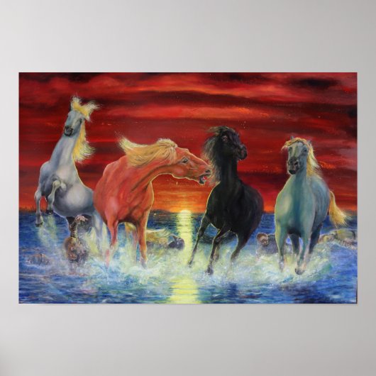 Die gefallenen Horsamen der Apokalypse Poster (Vorne)