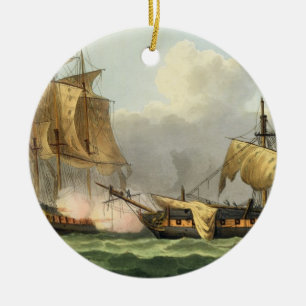 Die Gefangennahme der La-Rache am 21. August 1800 Keramik Ornament