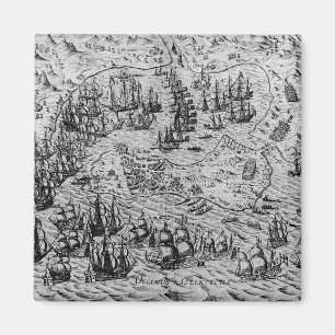 Die Gefangennahme von Cadiz, am 21. Juni 1596 Magnet
