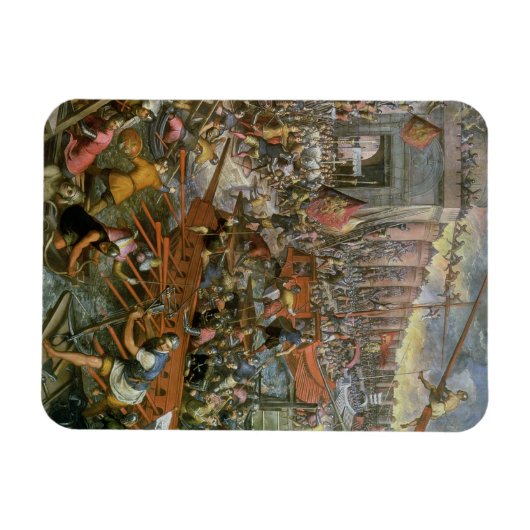 Die Gefangennahme von Konstantinopel im Jahr 1204 Magnet (Horizontal)