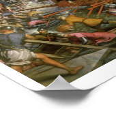 Die Gefangennahme von Konstantinopel im Jahr 1204  Poster (Ecke)