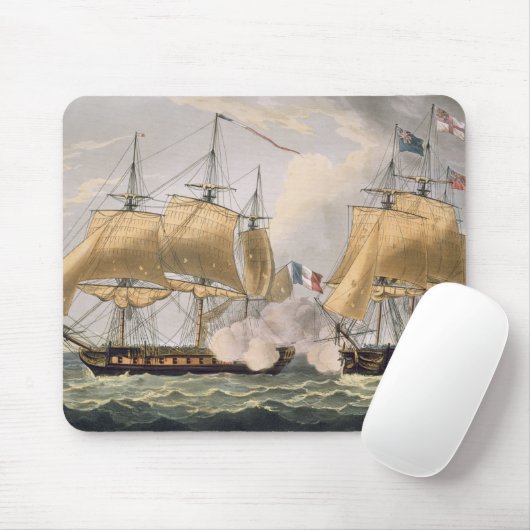 Die Gefangennahme von La Clorinde am 26. Februar Mousepad (Mit Mouse)