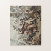 Die Gefangennahme von Schwarzbart das Piratenpuzzl Puzzle (Vertikal)