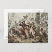 Die Gefangennahme von Schwarzbart Postkarte (Vorne/Hinten)