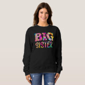 Die Gefärbte Krawatte der Schwangerschaft hat groß Sweatshirt (Vorne ganz)