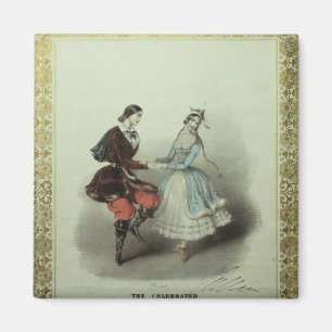 Die gefeierte Polka, Liedblatt, 1840 Magnet