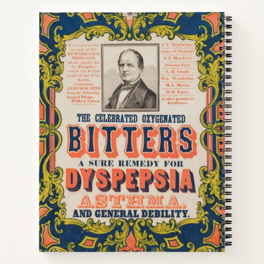 Die gefeierten Sauerstoff-Bitter Notizblock (Rückseite)