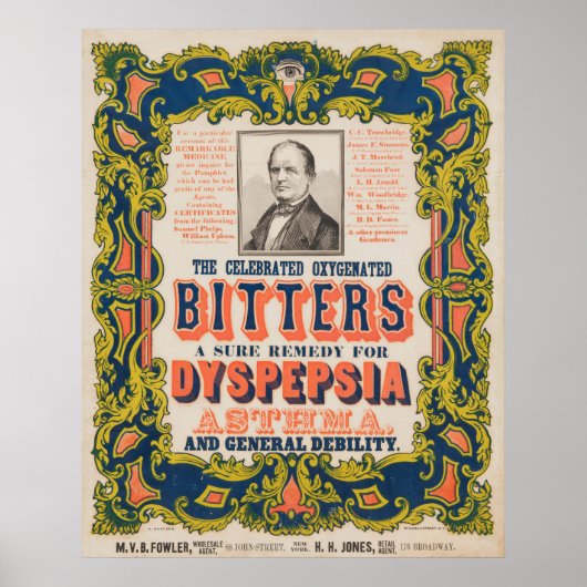 Die gefeierten Sauerstoff-Bitter Poster (Vorne)