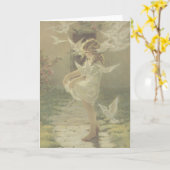 Die geflügelte Aureole Karte (Gelbe Blume)