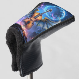 Die geflügelte Violine der mondbeschienenen Reiche Golf Headcover