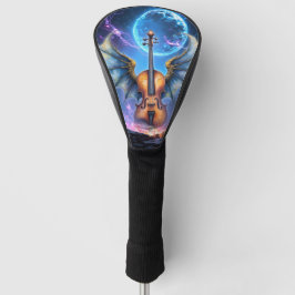 Die geflügelte Violine der mondbeschienenen Reiche Golf Headcover