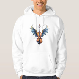 Die geflügelte Violine der mondbeschienenen Reiche Hoodie