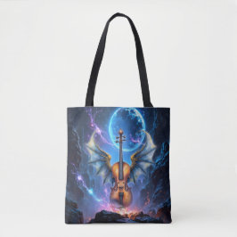 Die geflügelte Violine der mondbeschienenen Reiche Tasche