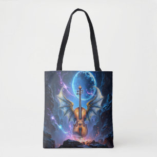 Die geflügelte Violine der mondbeschienenen Reiche Tasche