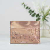 Die gefrorene Lagune im Jahr 1708 Postkarte (Stehend Vorderseite)