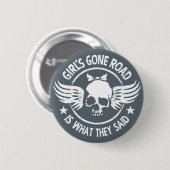 Die gegangene Straße des Mädchens Button (Vorne & Hinten)