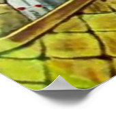 "Die Gegenwart ist gekommen" von Jenny Nystrom Poster (Ecke)