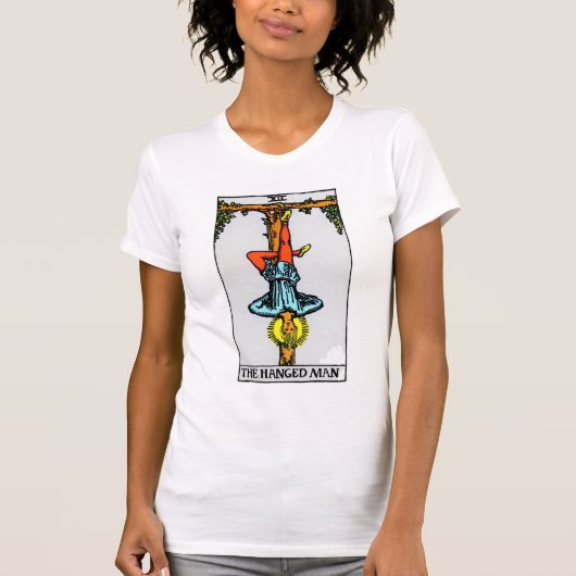 Die gehangene Mann-Tarot-Karte T-Shirt (Vorderseite)