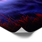 Die geheimnisvolle Beleuchtung des Sees Poster (Ecke)