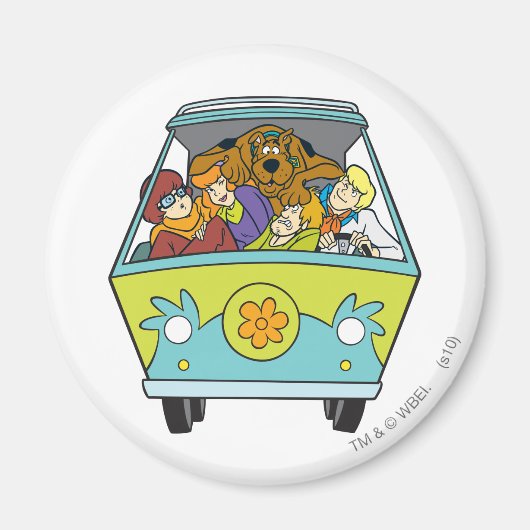 Die geheimnisvolle Maschine ist überfüllt Magnet (Vorne)