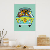 Die geheimnisvolle Maschine ist überfüllt Poster (Küche)