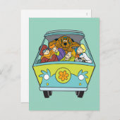 Die geheimnisvolle Maschine ist überfüllt Postkarte (Vorne/Hinten)