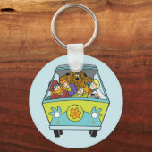 Die geheimnisvolle Maschine ist überfüllt Schlüsselanhänger (Vorderseite)