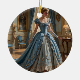Die Geheimprinzessin des Schlosses Keramik Ornament