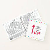 Die Geheimzutat ist immer LIEBE - Rezept Notizblock (Innenseite)