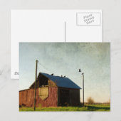 Die Geier und der Stall Postkarte (Vorne/Hinten)