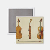 Die Geige Hellier von Antonio Stradivarius (c) Magnet (Vorderseite/Rückseite)