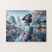 Die Geisha der Moderne Puzzle (Horizontal)