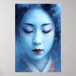 Die Geisha im Eis - Expressiv Poster