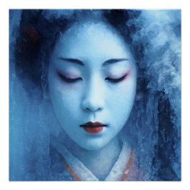 Die Geisha im Eis - Expressiv Poster