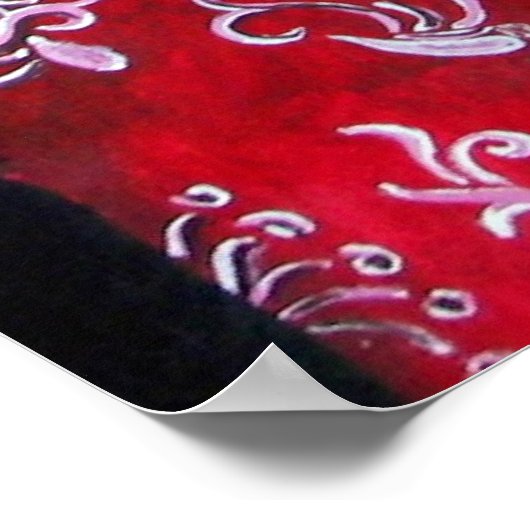 Die Geisha Poster (Ecke)