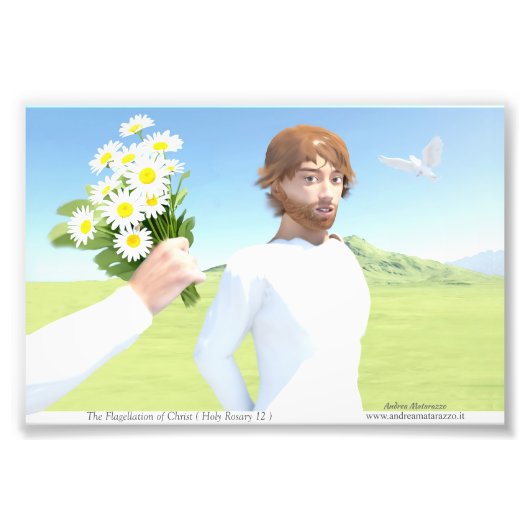 Die Geißelung Christi Fotodruck (Vorne)