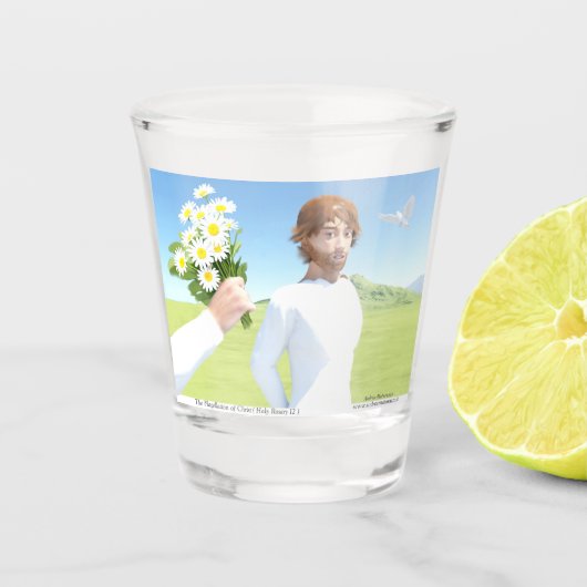 Die Geißelung Christi Schnapsglas (Vorderseite)