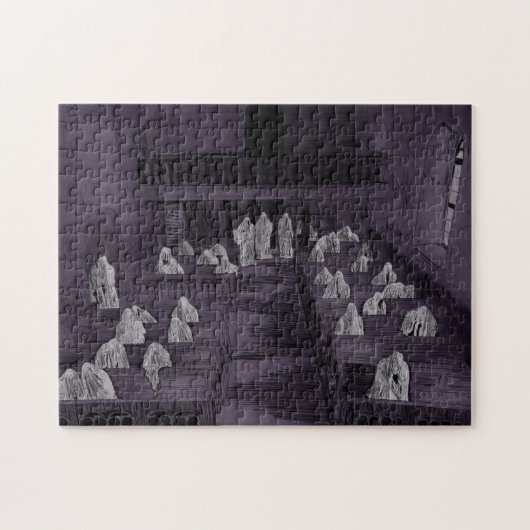 Die Geister der St.-Georg-Kirche Puzzle (Horizontal)