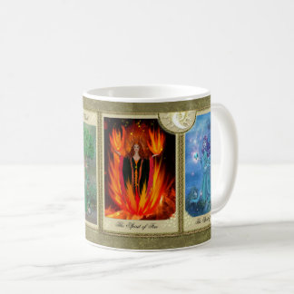 Die Geister der vier Elemente Kaffeetasse