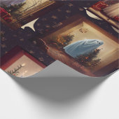 Die Geister der Weihnachten Geschenkpapier (Ecke)