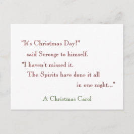 Die Geister haben alles in einer Nacht gemacht! Po Postkarte