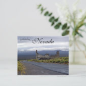 Die Geisterstadt Rhyolite Nevada Postkarte (Stehend Vorderseite)