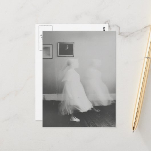 Die Geistertöne auf dem Flur Postkarte (Vorderseite/Rückseite Beispiel)