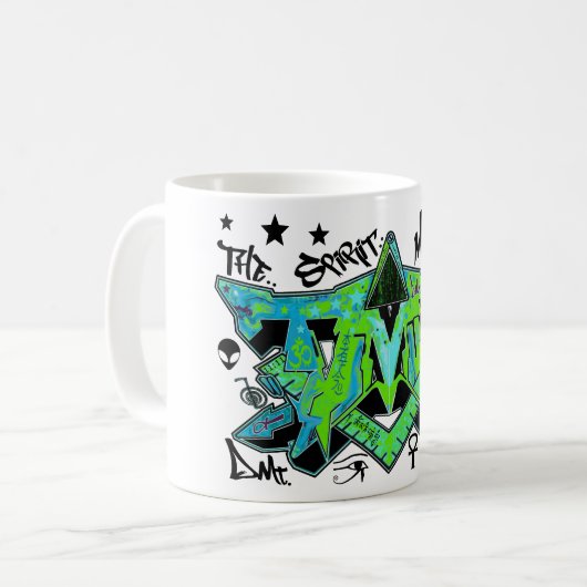 Die Geistmolekül-DMT ayahuasca Tasse (Vorderseite Links)